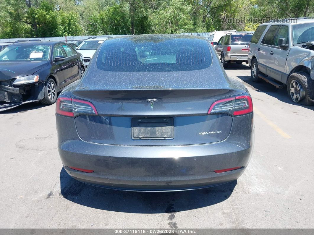 2019 Tesla Model 3 Long Range/performance Gray vin: 5YJ3E1EB8KF389098