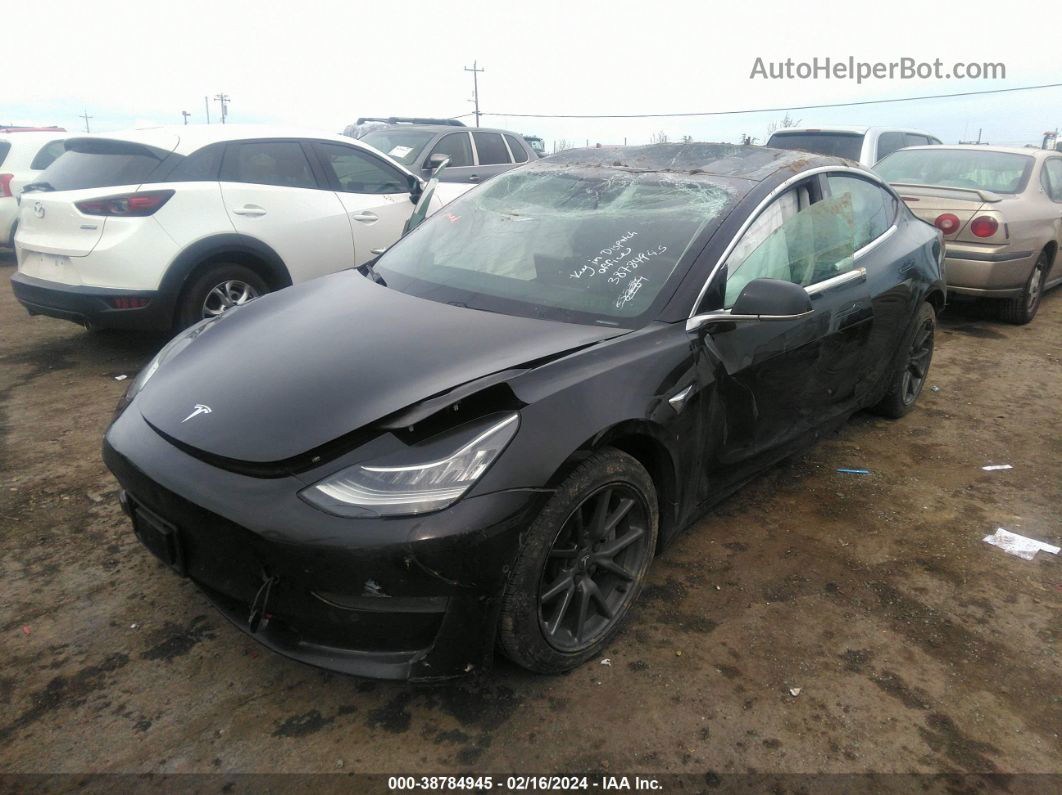 2019 Tesla Model 3 Long Range/performance Black vin: 5YJ3E1EB8KF418017