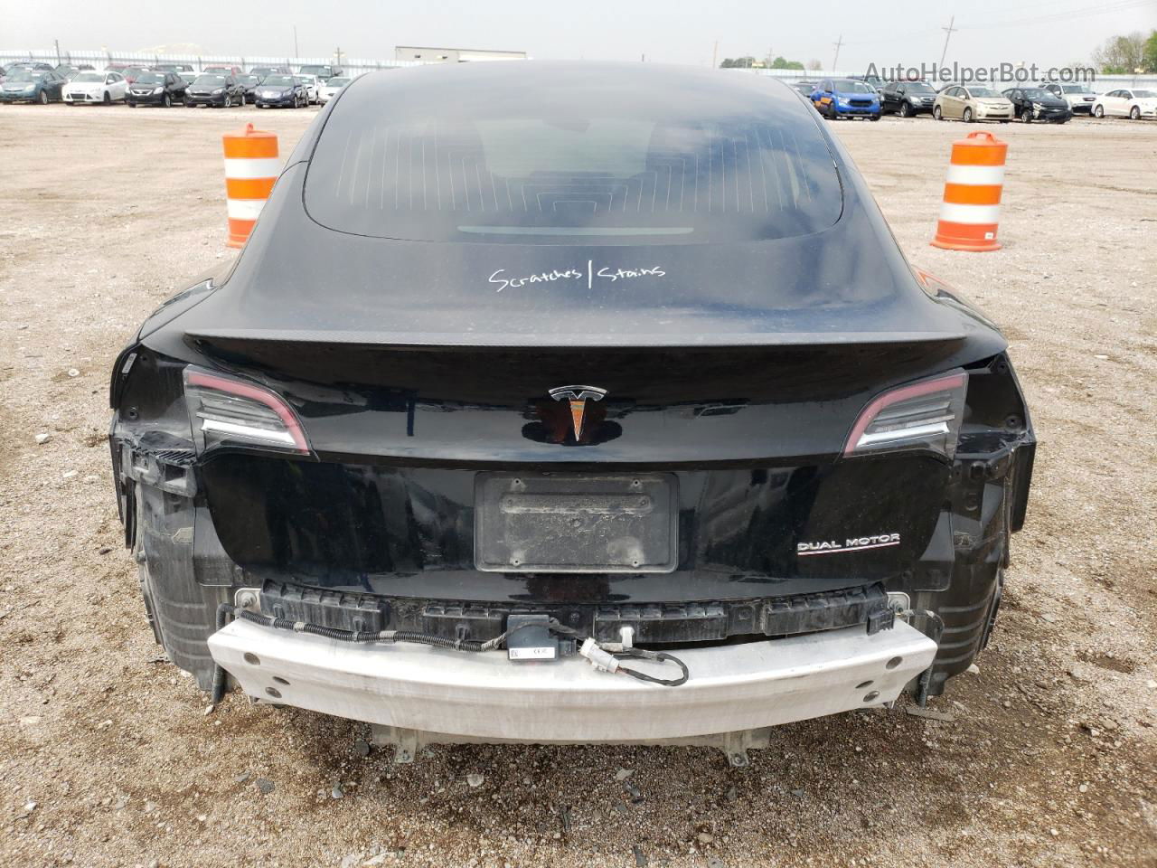 2019 Tesla Model 3  Black vin: 5YJ3E1EB8KF421984