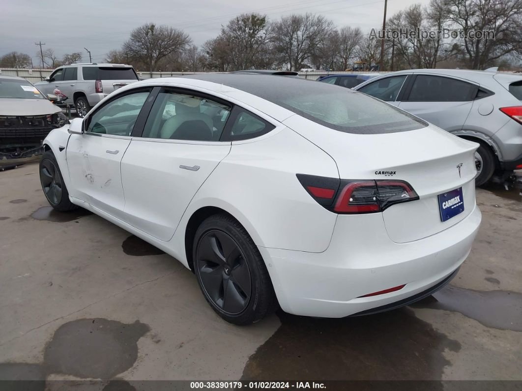 2019 Tesla Model 3 Long Range/performance White vin: 5YJ3E1EB8KF513242