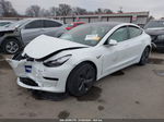 2019 Tesla Model 3 Long Range/performance White vin: 5YJ3E1EB8KF513242