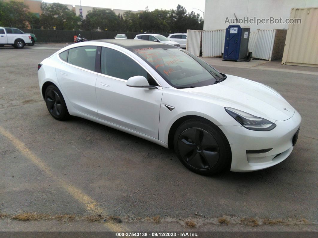 2020 Tesla Model 3 Long Range Dual Motor All-wheel Drive White vin: 5YJ3E1EB8LF629140