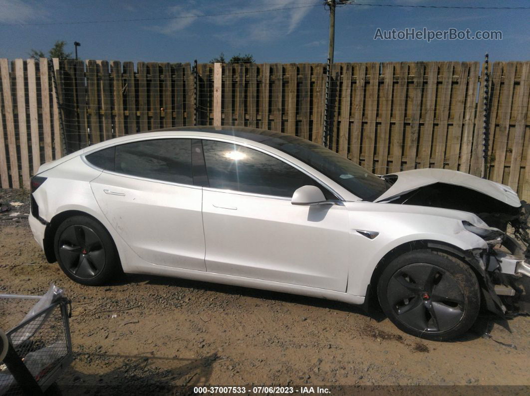 2020 Tesla Model 3 Long Range White vin: 5YJ3E1EB8LF639473