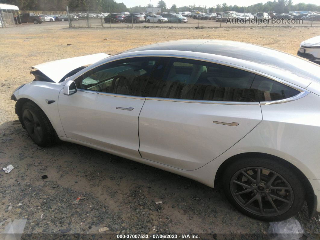 2020 Tesla Model 3 Long Range White vin: 5YJ3E1EB8LF639473