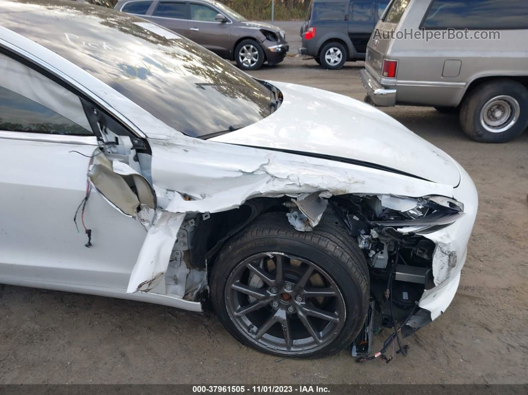 2020 Tesla Model 3 Long Range Dual Motor All-wheel Drive White vin: 5YJ3E1EB8LF711580