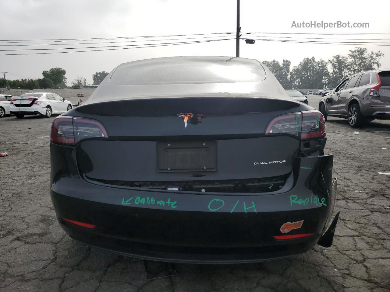 2020 Tesla Model 3  Black vin: 5YJ3E1EB8LF722000