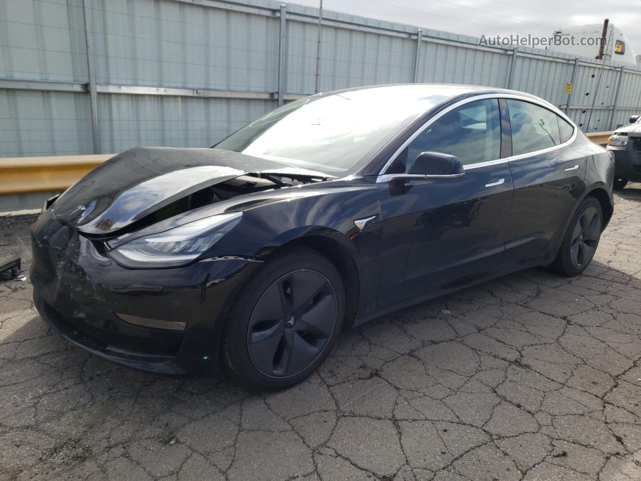 2020 Tesla Model 3  Черный vin: 5YJ3E1EB8LF734826