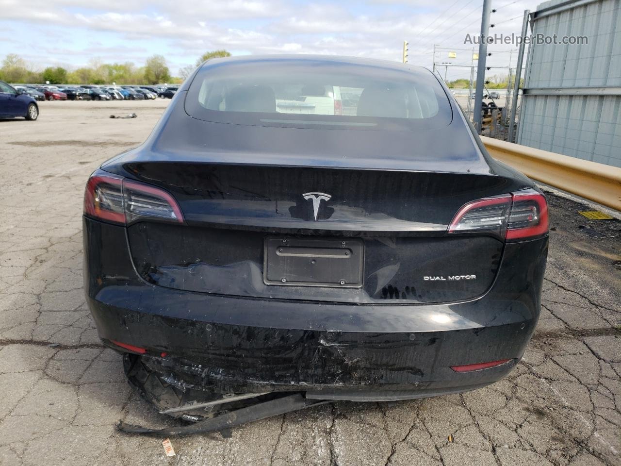 2020 Tesla Model 3  Black vin: 5YJ3E1EB8LF734826