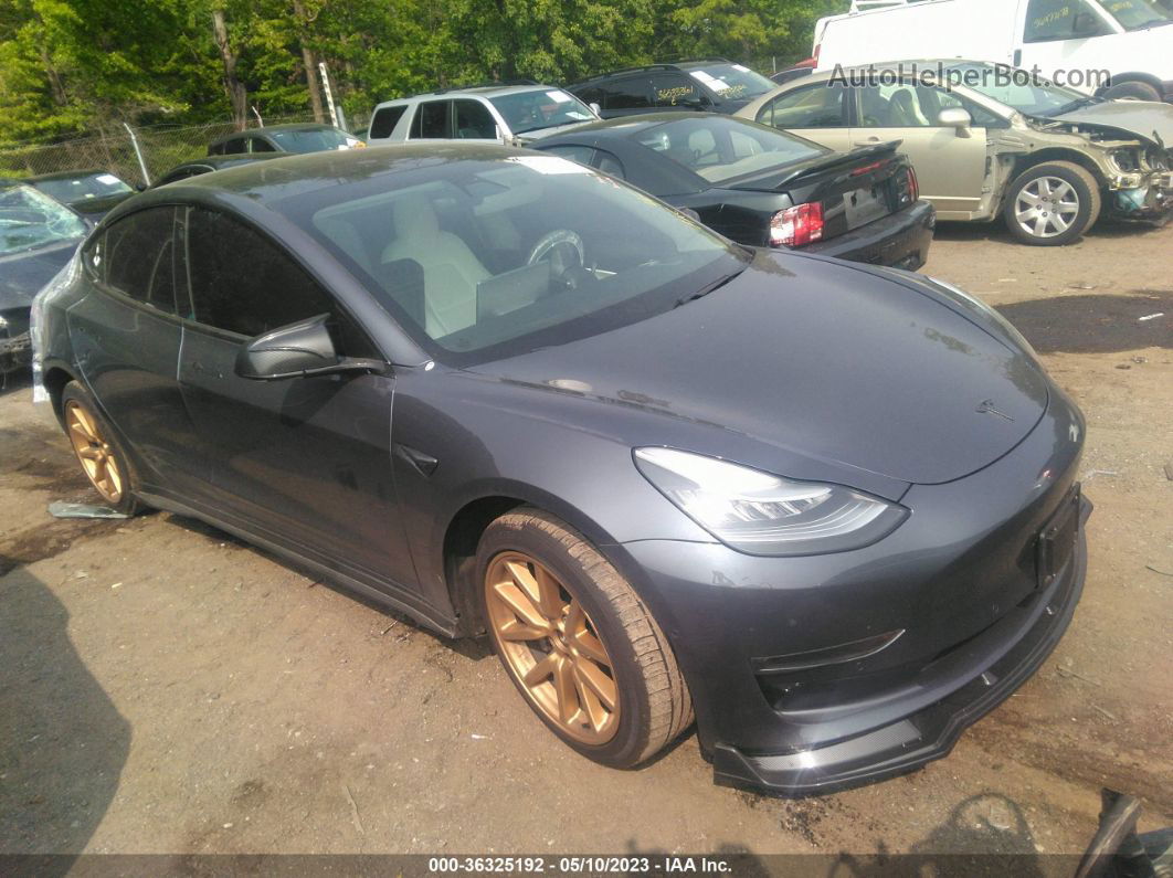 2020 Tesla Model 3 Long Range Серый vin: 5YJ3E1EB8LF735779