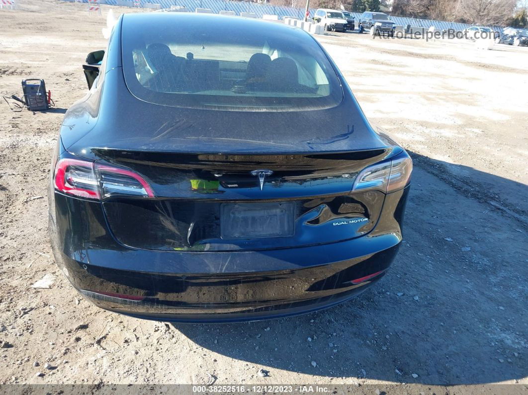 2020 Tesla Model 3 Long Range Dual Motor All-wheel Drive Black vin: 5YJ3E1EB8LF795318