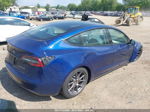 2021 Tesla Model 3 Long Range Синий vin: 5YJ3E1EB8MF034998