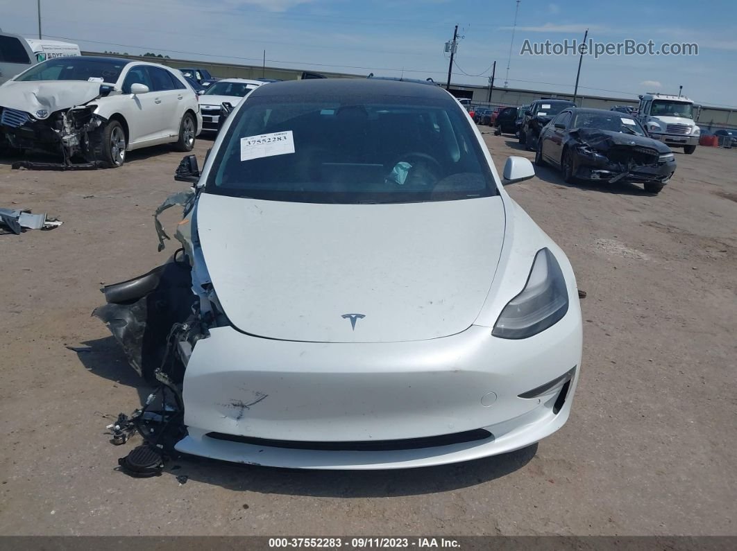 2021 Tesla Model 3 Long Range Белый vin: 5YJ3E1EB8MF044382