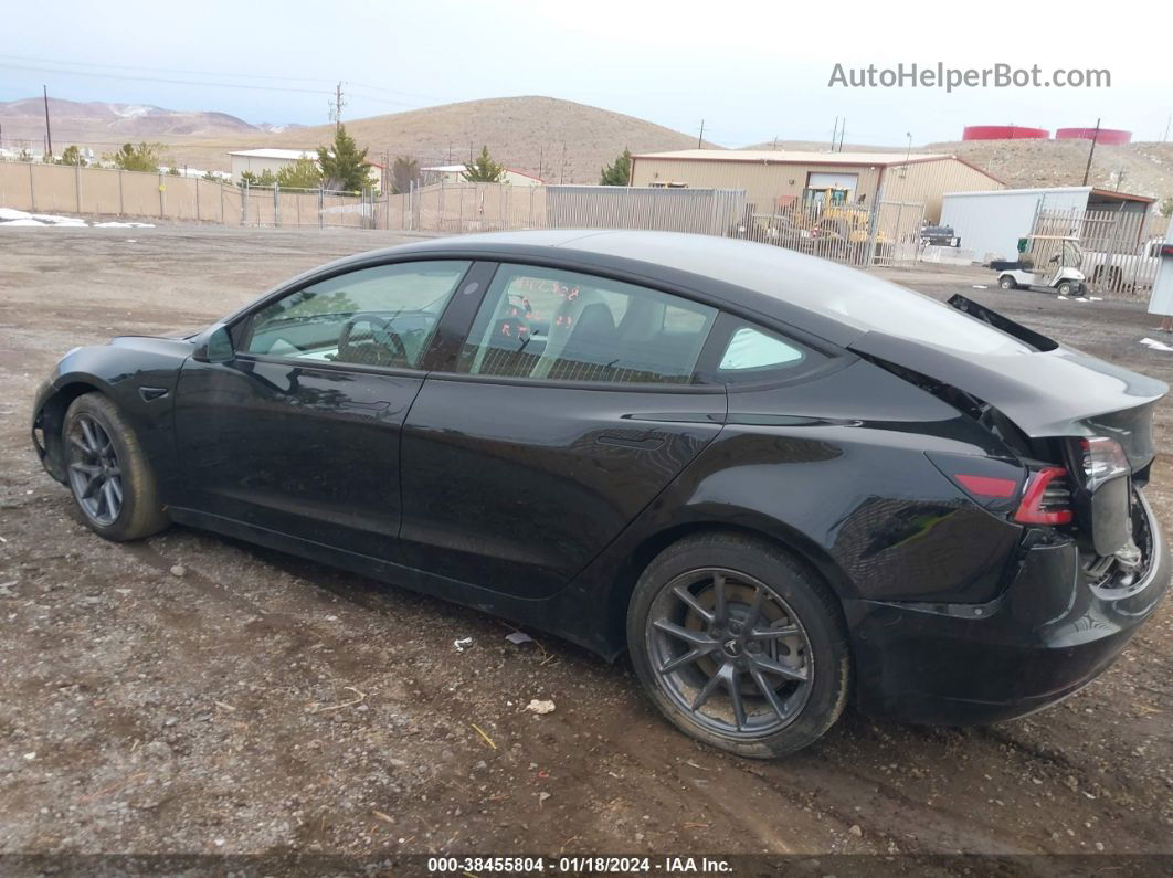 2021 Tesla Model 3 Long Range Dual Motor All-wheel Drive Black vin: 5YJ3E1EB8MF046312