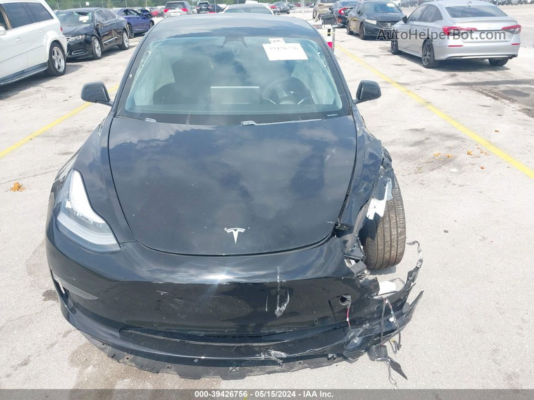 2021 Tesla Model 3 Long Range Dual Motor All-wheel Drive Black vin: 5YJ3E1EB8MF848214