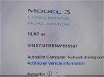 2021 Tesla Model 3 Long Range Dual Motor All-wheel Drive Серый vin: 5YJ3E1EB8MF855597