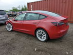 2021 Tesla Model 3  Red vin: 5YJ3E1EB8MF924255