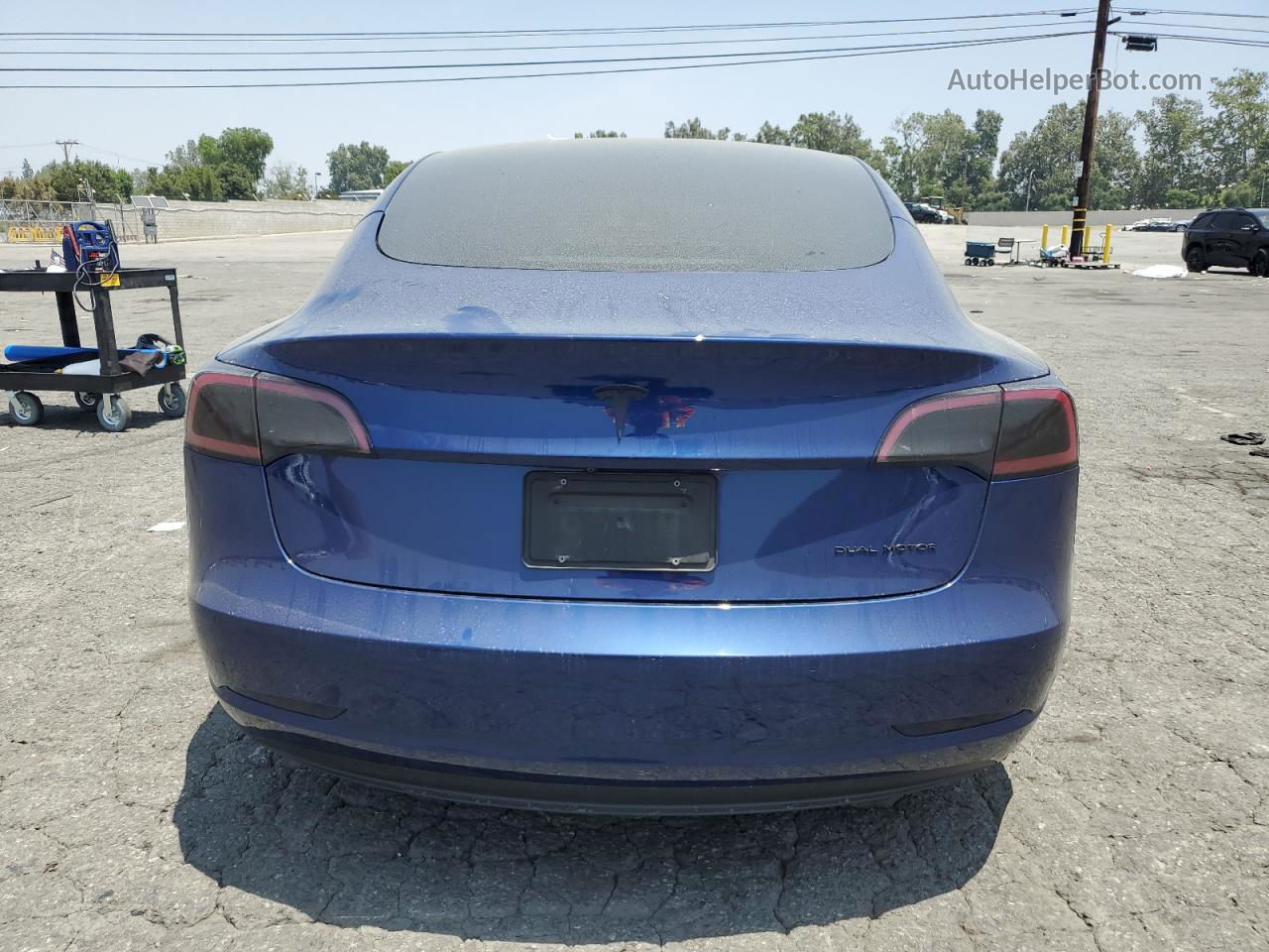 2021 Tesla Model 3  Blue vin: 5YJ3E1EB8MF999425