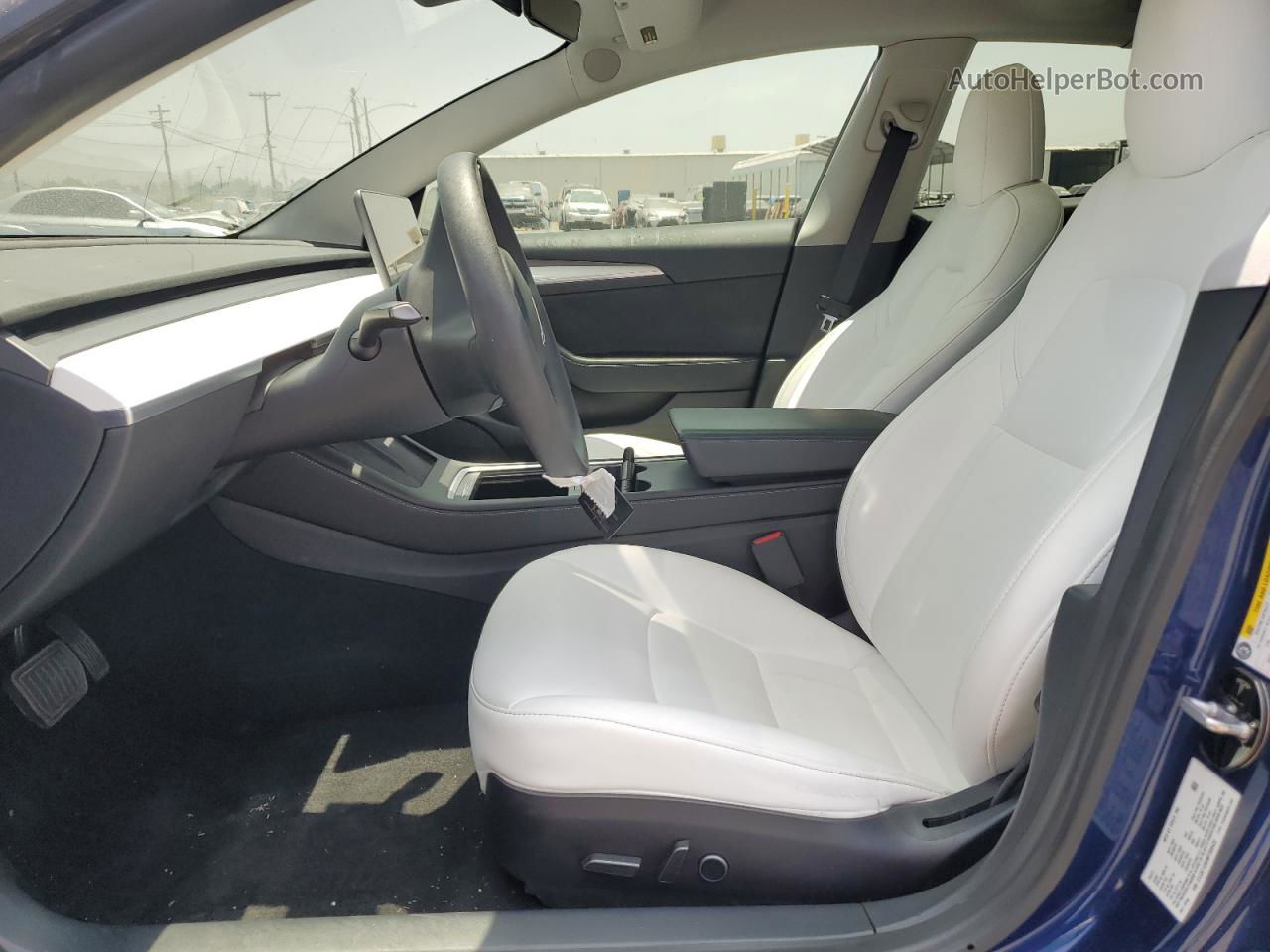 2021 Tesla Model 3  Blue vin: 5YJ3E1EB8MF999425