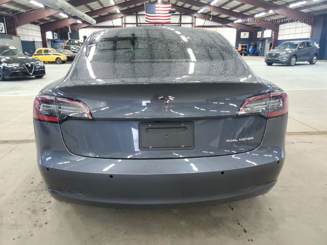 2022 Tesla Model 3  Gray vin: 5YJ3E1EB8NF207288