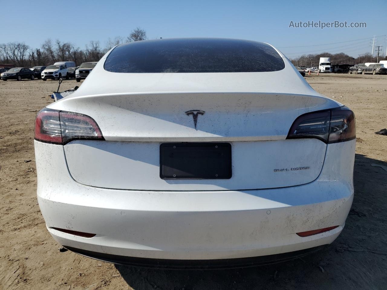 2022 Tesla Model 3  White vin: 5YJ3E1EB8NF273050