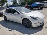 2022 Tesla Model 3  White vin: 5YJ3E1EB8NF328497