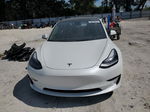 2022 Tesla Model 3  White vin: 5YJ3E1EB8NF328497