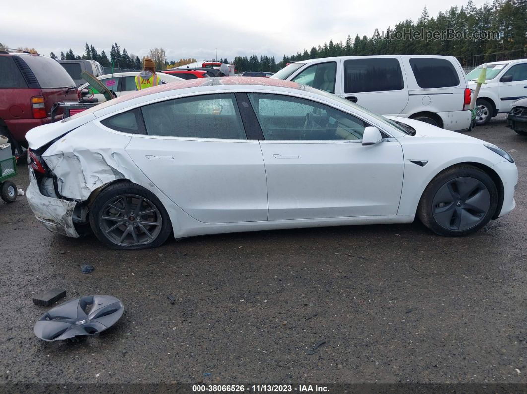 2018 Tesla Model 3 Long Range/performance White vin: 5YJ3E1EB9JF054687