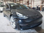 2018 Tesla Model 3 Long Range/performance Black vin: 5YJ3E1EB9JF072431