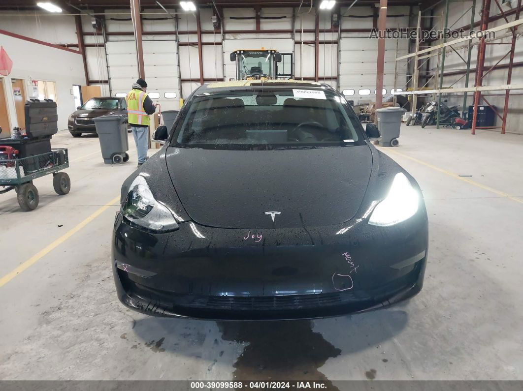 2018 Tesla Model 3 Long Range/performance Black vin: 5YJ3E1EB9JF072431