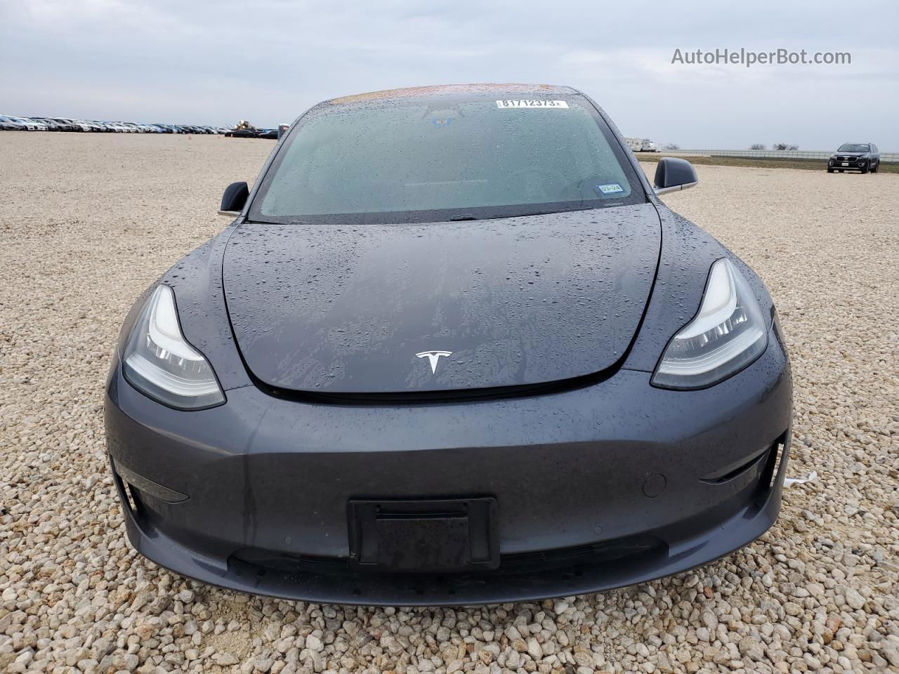 2018 Tesla Model 3  Серый vin: 5YJ3E1EB9JF073787