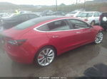 2018 Tesla Model 3 Long Range/performance Red vin: 5YJ3E1EB9JF075393