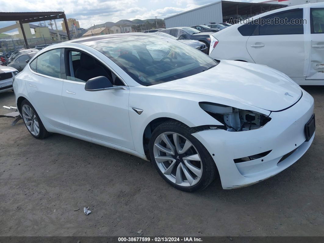 2018 Tesla Model 3 Long Range/performance Белый vin: 5YJ3E1EB9JF111602