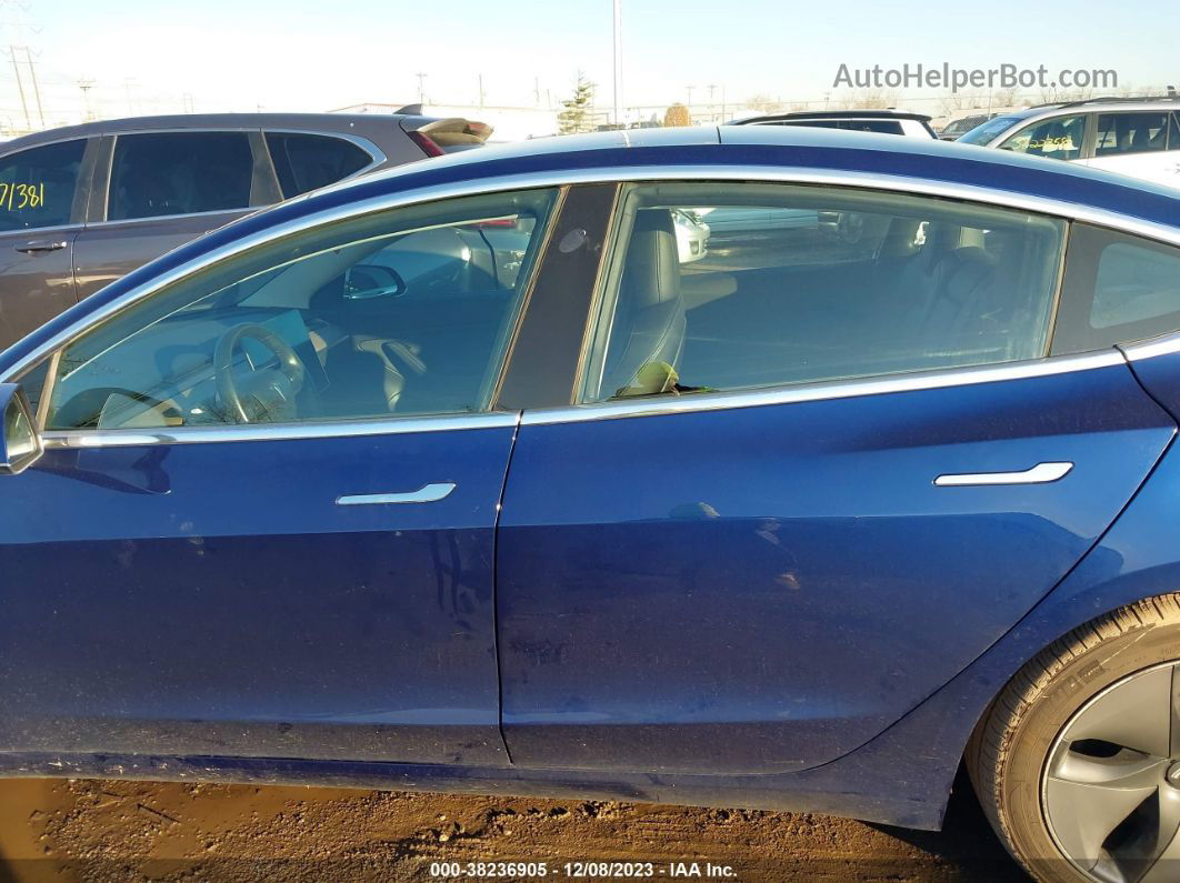 2018 Tesla Model 3 Long Range/performance Blue vin: 5YJ3E1EB9JF115004