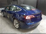 2018 Tesla Model 3 Long Range Темно-синий vin: 5YJ3E1EB9JF147676