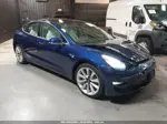 2018 Tesla Model 3 Long Range Темно-синий vin: 5YJ3E1EB9JF147676