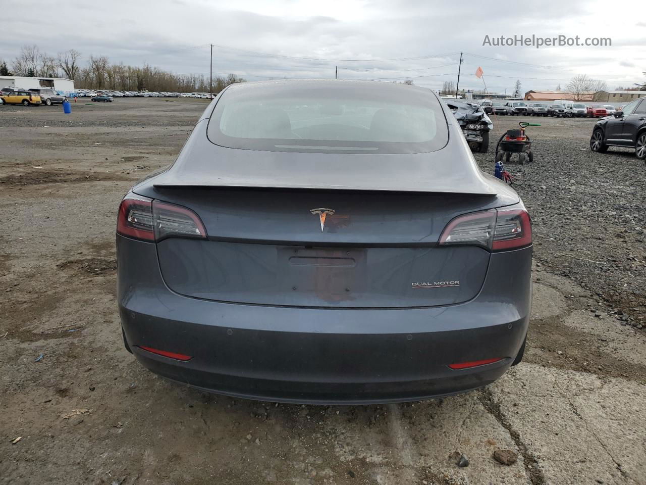 2018 Tesla Model 3  Gray vin: 5YJ3E1EB9JF170911