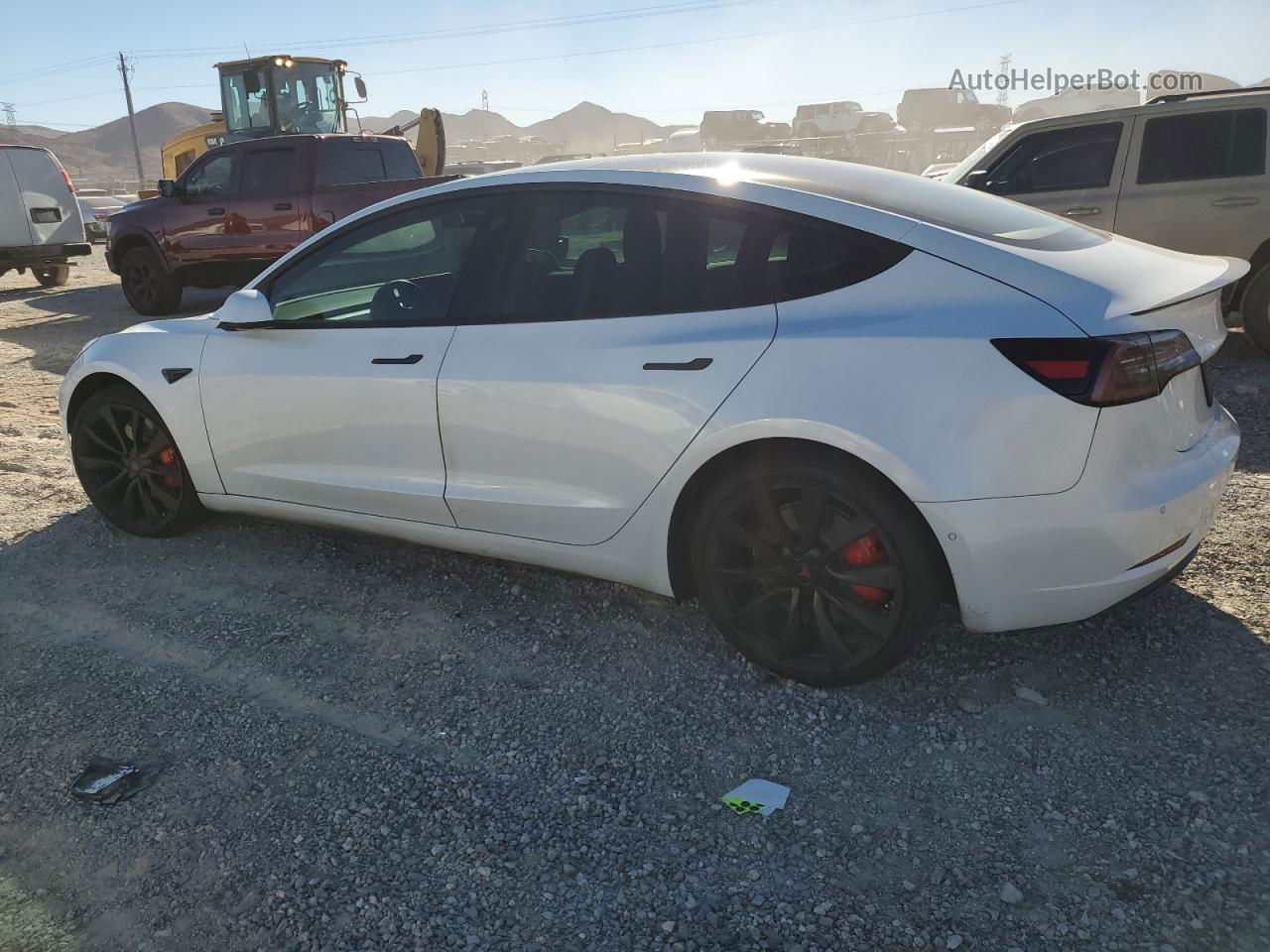 2019 Tesla Model 3  White vin: 5YJ3E1EB9KF231398