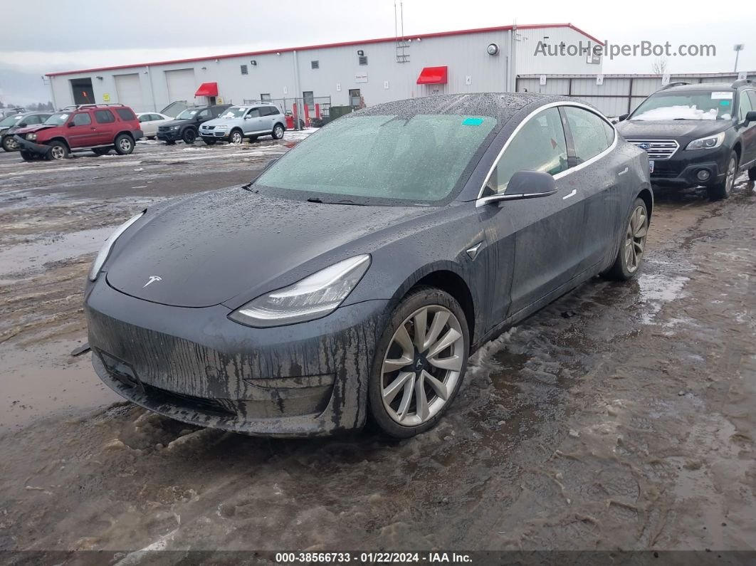 2019 Tesla Model 3 Long Range/performance Gray vin: 5YJ3E1EB9KF389420