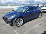 2019 Tesla Model 3  Синий vin: 5YJ3E1EB9KF407298