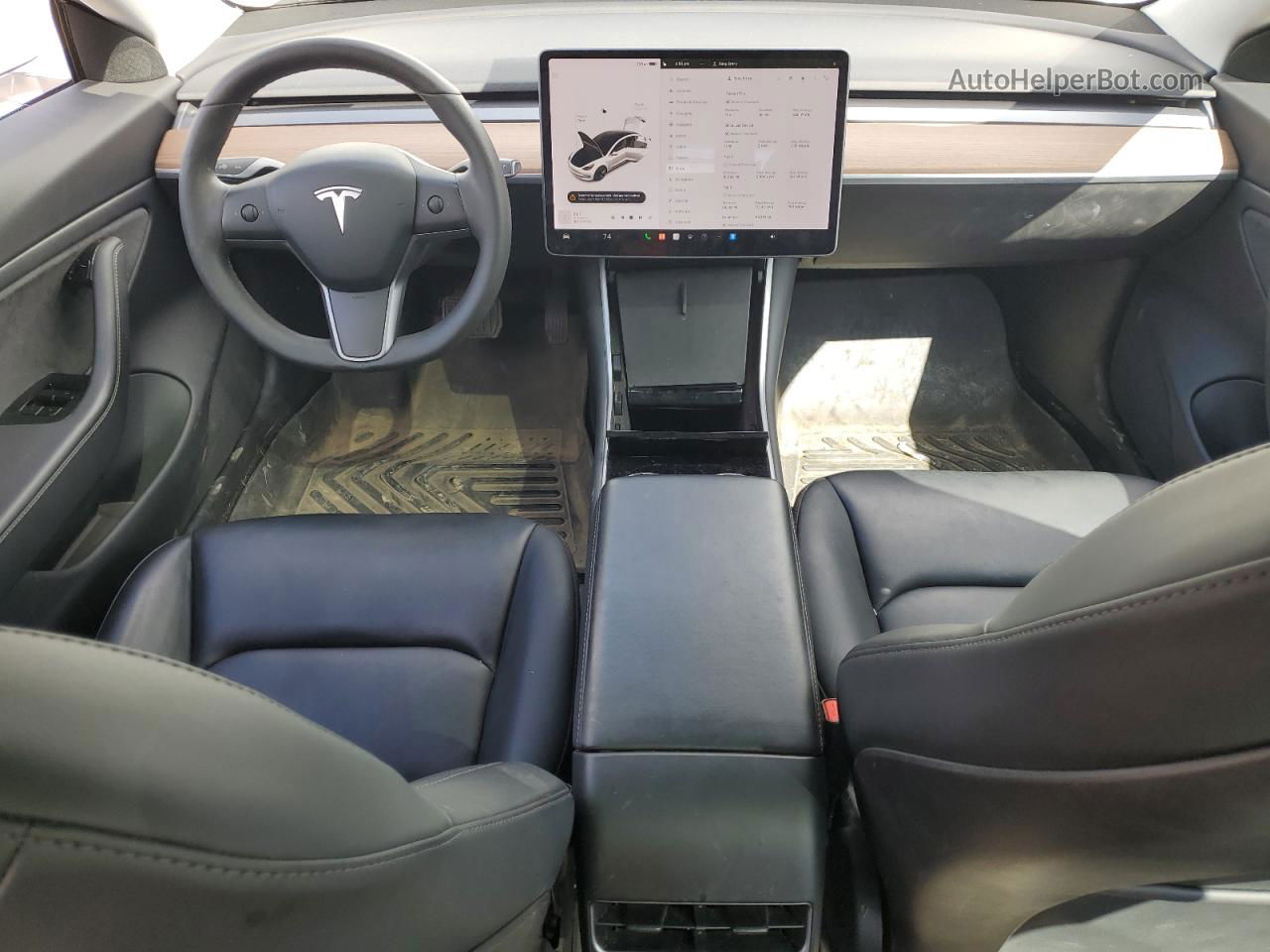 2020 Tesla Model 3  White vin: 5YJ3E1EB9LF636744