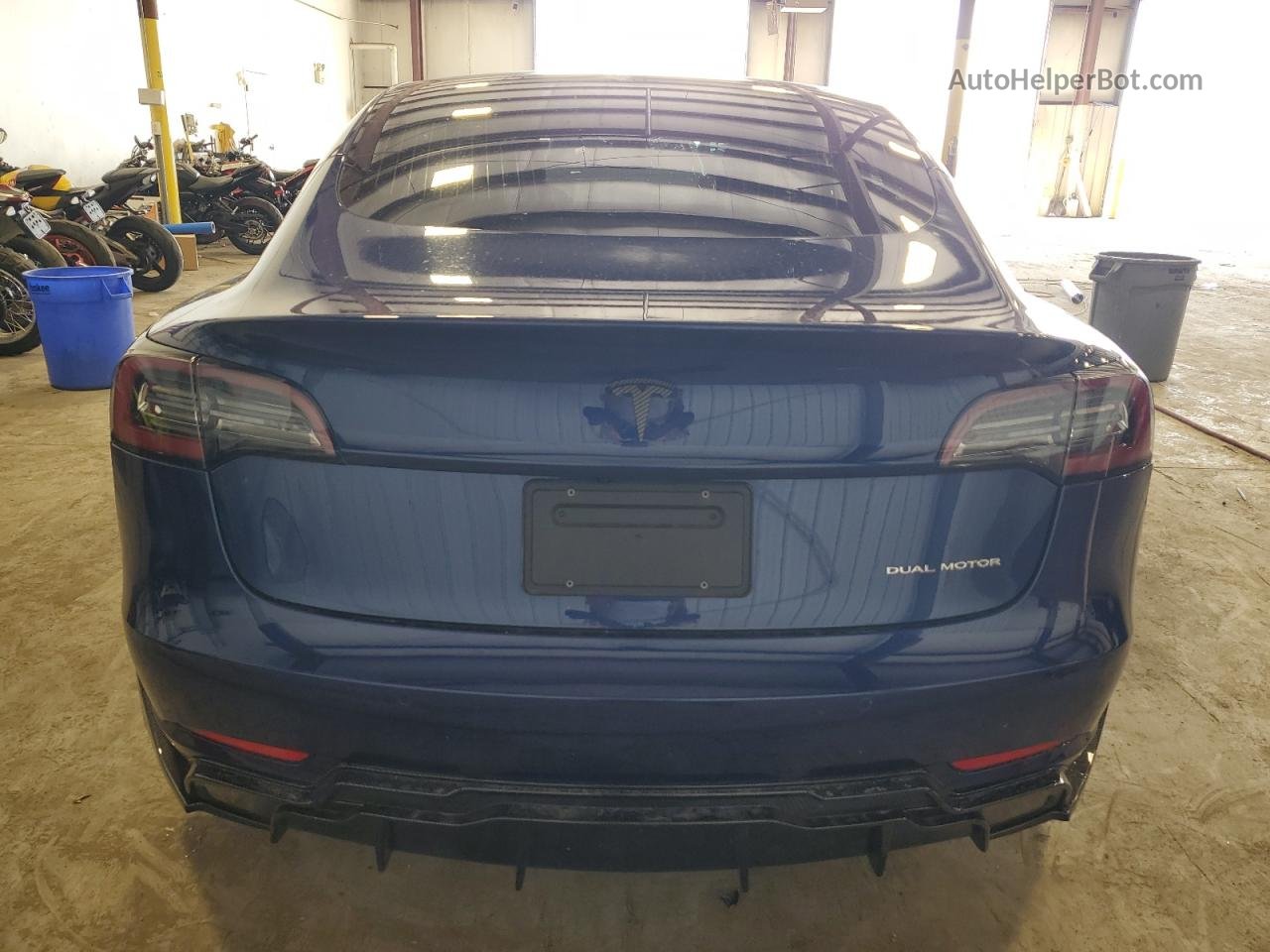 2020 Tesla Model 3  Синий vin: 5YJ3E1EB9LF664592