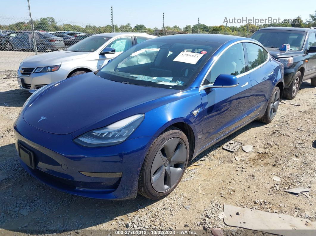 2020 Tesla Model 3 Long Range Синий vin: 5YJ3E1EB9LF711264