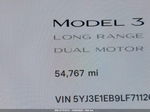 2020 Tesla Model 3 Long Range Blue vin: 5YJ3E1EB9LF711264