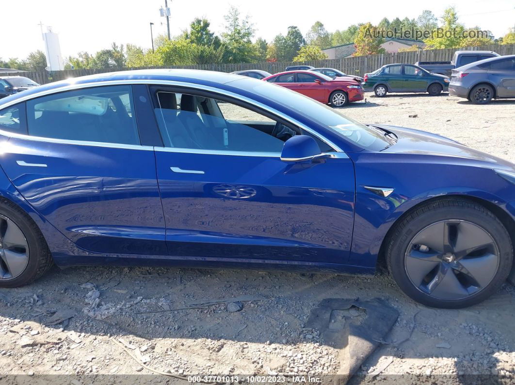 2020 Tesla Model 3 Long Range Blue vin: 5YJ3E1EB9LF711264