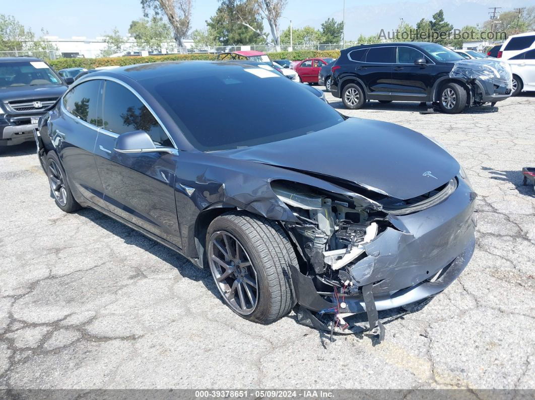 2020 Tesla Model 3 Long Range Dual Motor All-wheel Drive Gray vin: 5YJ3E1EB9LF741459