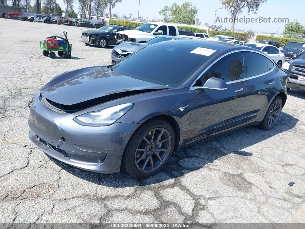 2020 Tesla Model 3 Long Range Dual Motor All-wheel Drive Gray vin: 5YJ3E1EB9LF741459