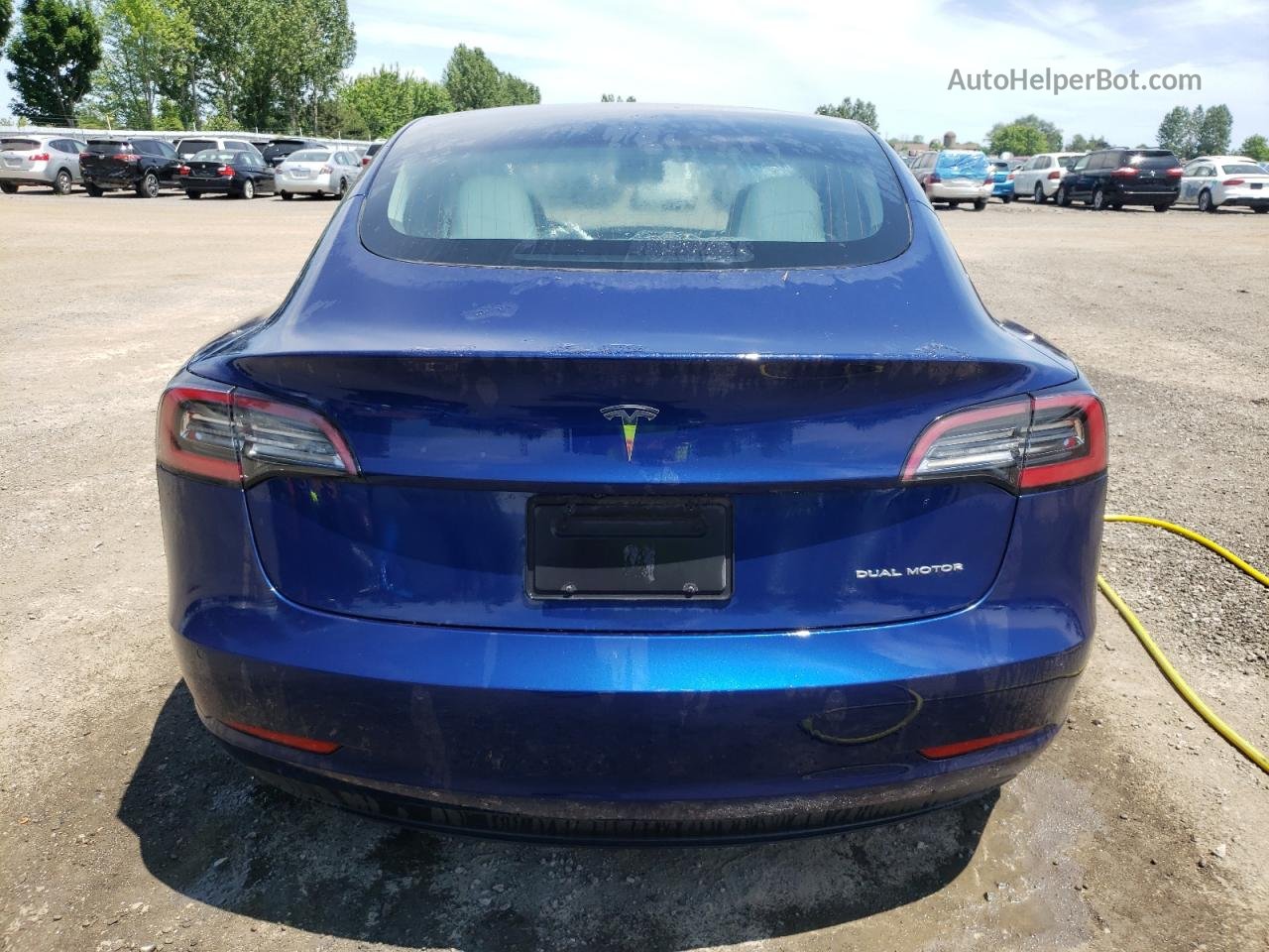 2020 Tesla Model 3  Blue vin: 5YJ3E1EB9LF786093