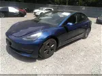 2021 Tesla Model 3 Long Range Dual Motor All-wheel Drive Blue vin: 5YJ3E1EB9MF044665