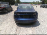 2021 Tesla Model 3 Long Range Dual Motor All-wheel Drive Blue vin: 5YJ3E1EB9MF044665