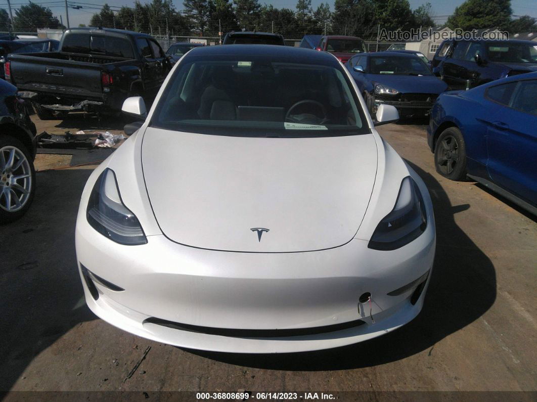 2021 Tesla Model 3 Long Range Белый vin: 5YJ3E1EB9MF046755